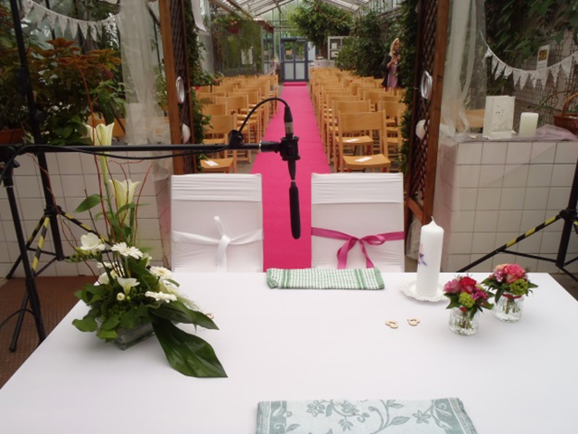 Hochzeit im Tropenhaus Hochzeit im Tropenhaus