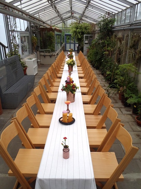 Feier in den Schauhäusern Geburtstagsfeier